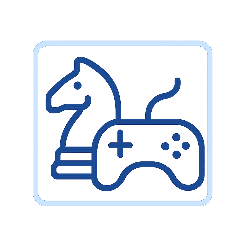 Simple icon representing login assistance for Goa Games.