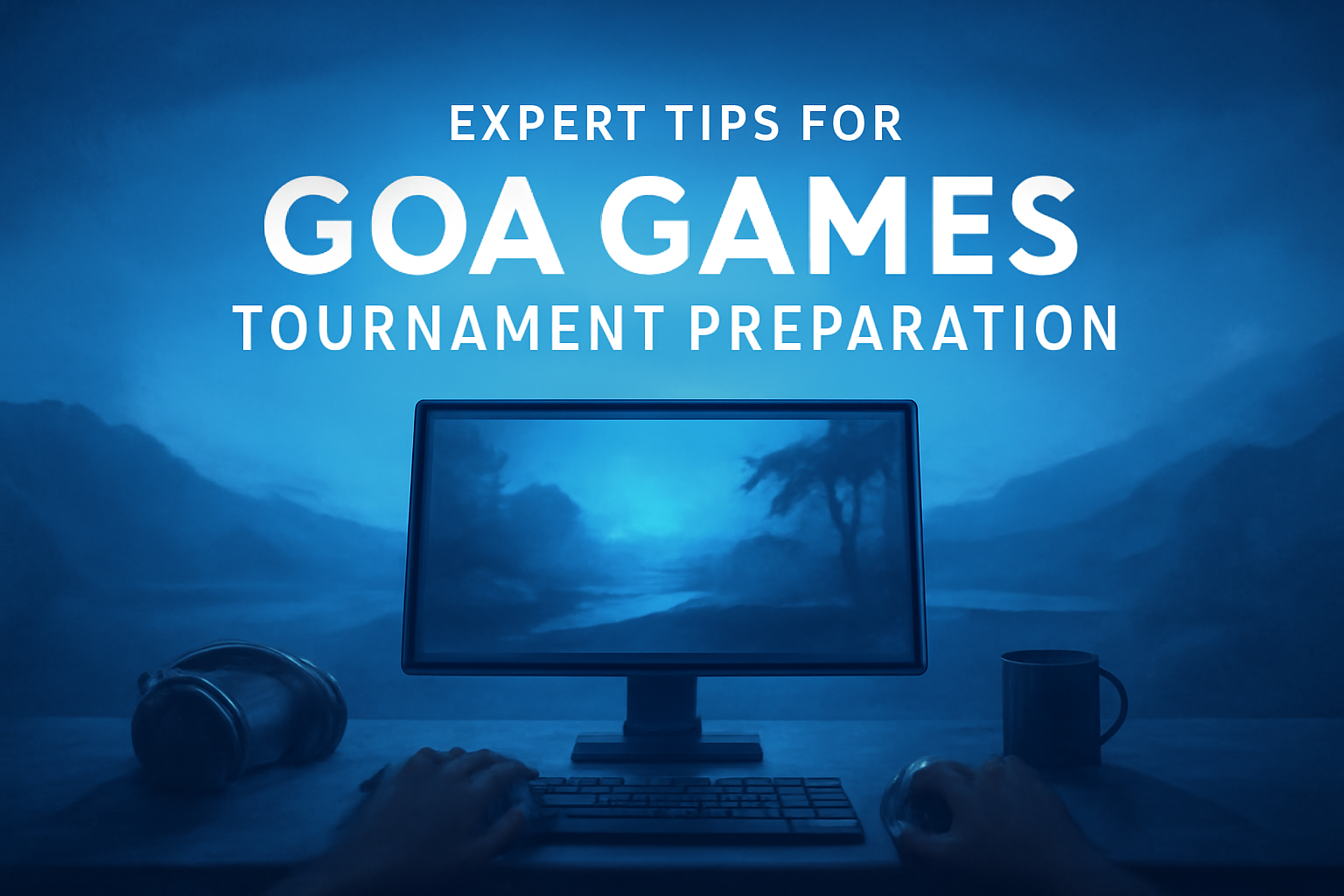 An informative scene illustrating the login process for Goa Games.