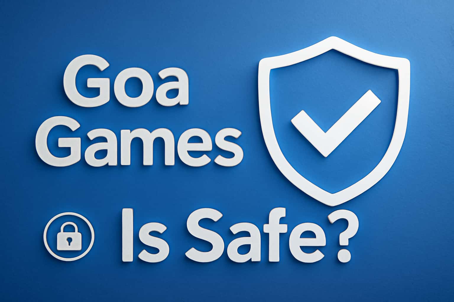 An informative scene depicting safety measures of Goa Games.