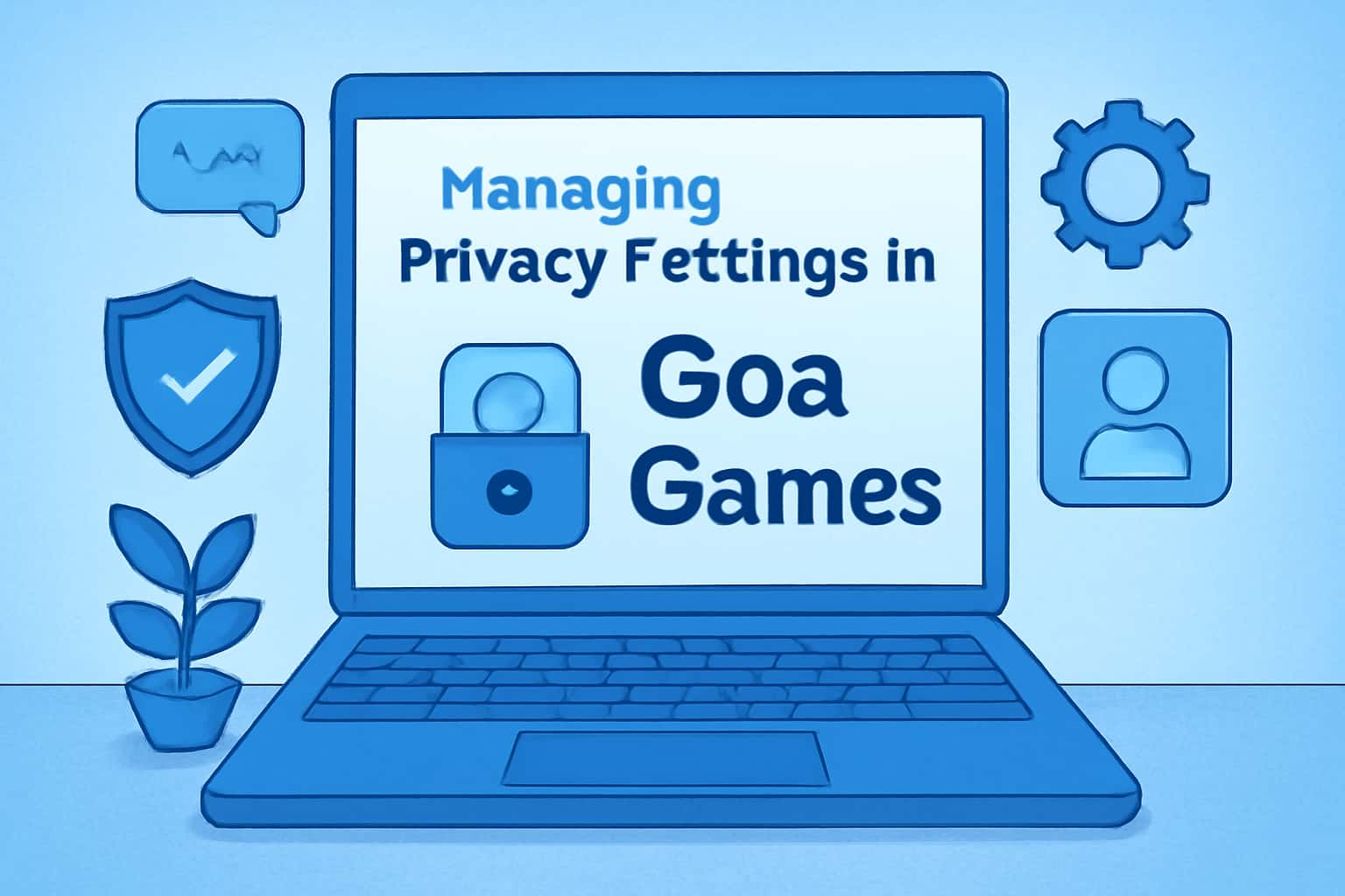 A visual representation of privacy settings management in Goa Games, highlighting key options and themes.