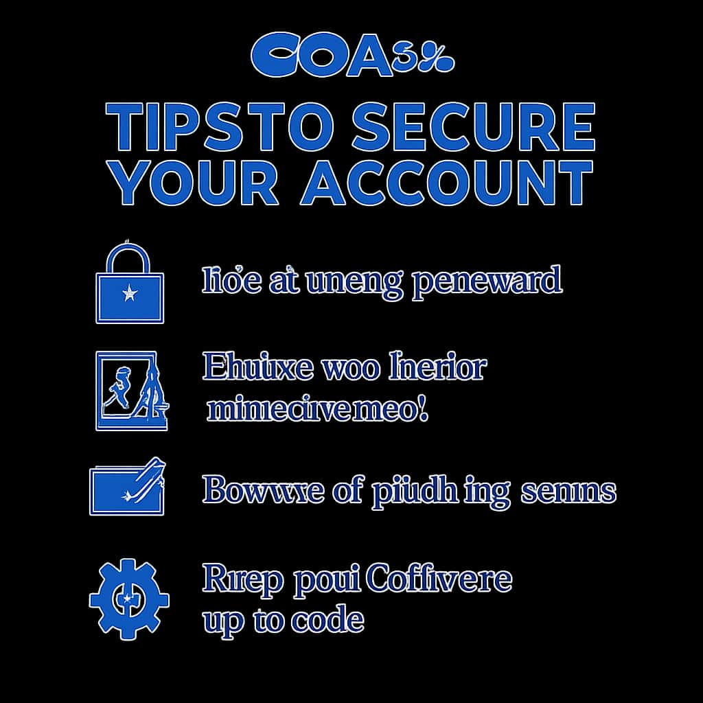An educational diagram illustrating security measures for Goa Games accounts.