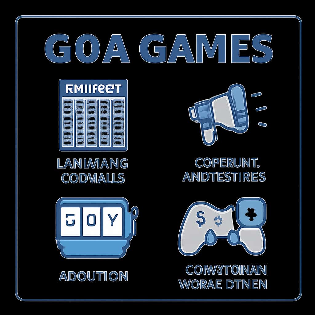 An educational diagram illustrating common issues in Goa Games.